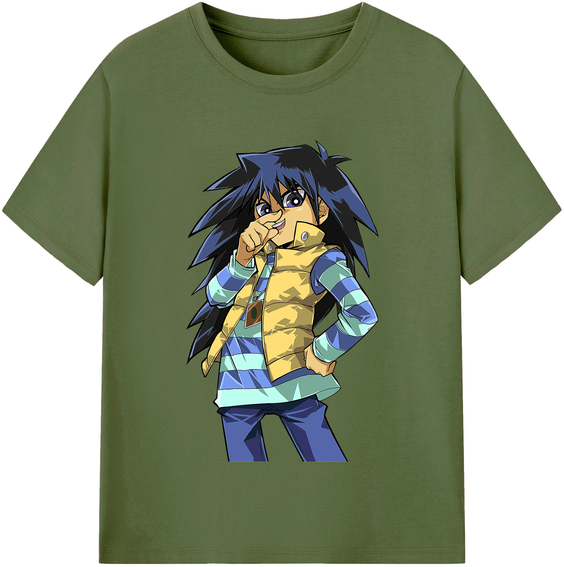 （画像用） 遊☆戯☆王 Yu-Gi-Oh! 綿100％半袖Tシャツ（フロントプリント）